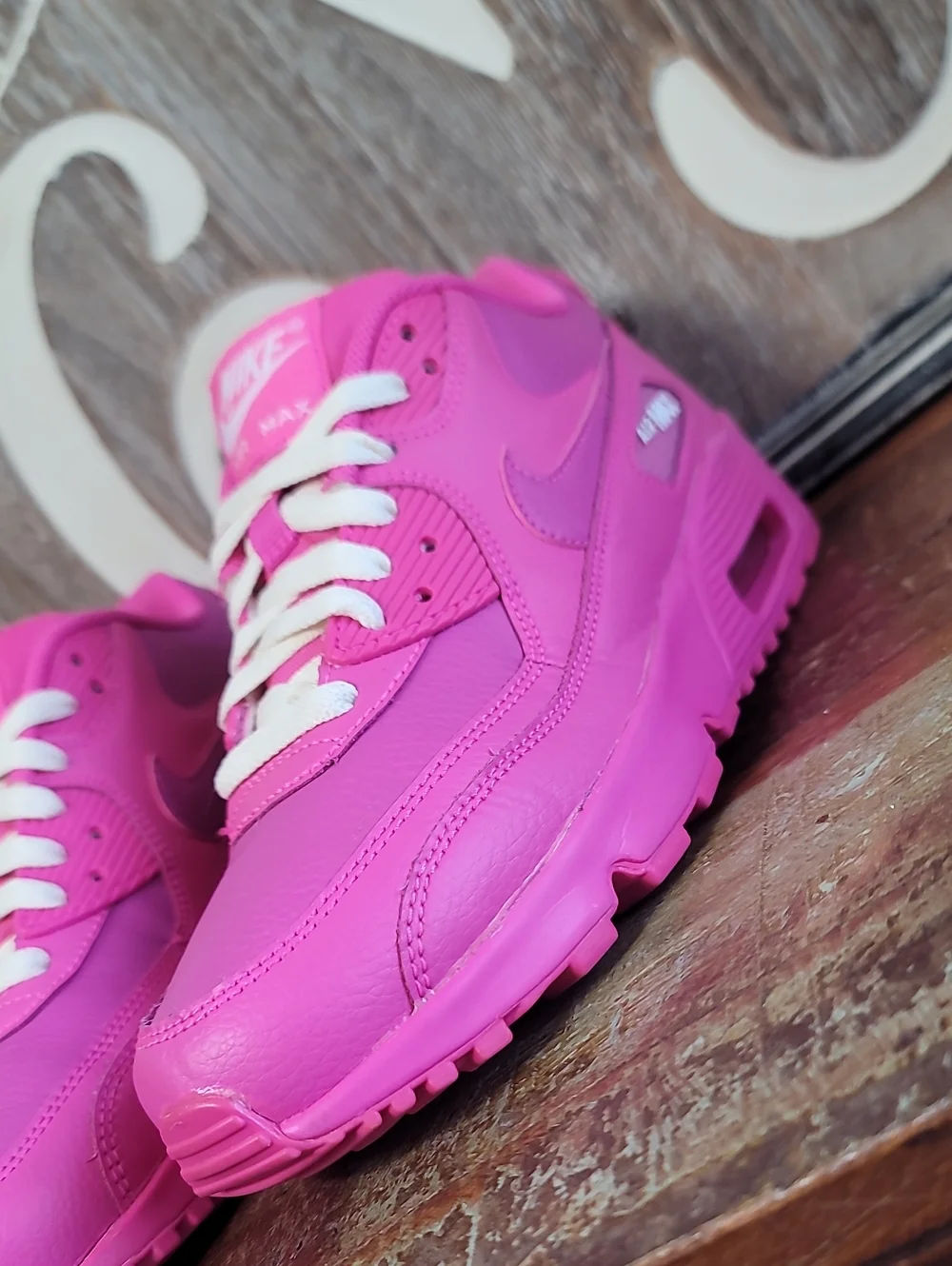 🔥 Nike Air Max 90 'Laser Fuchsia' Wmns 6.5 (Good/like New) Fast Shipping
